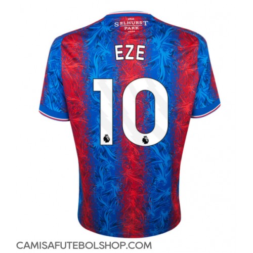 Camisa de time de futebol Crystal Palace Eberechi Eze #10 Replicas 1º Equipamento 2024-25 Manga Curta